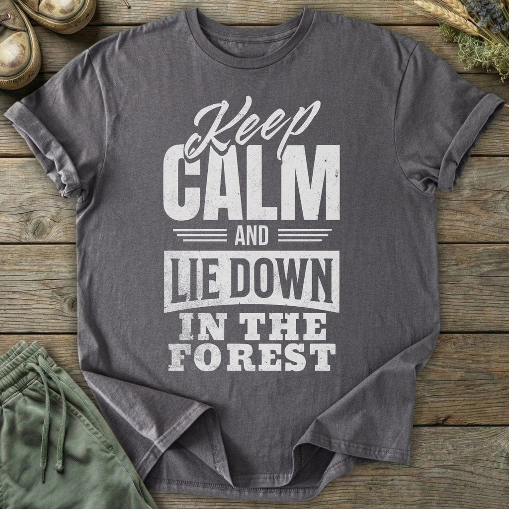 Printify T-Shirt Keep Calm And Lie Down T-Shirt