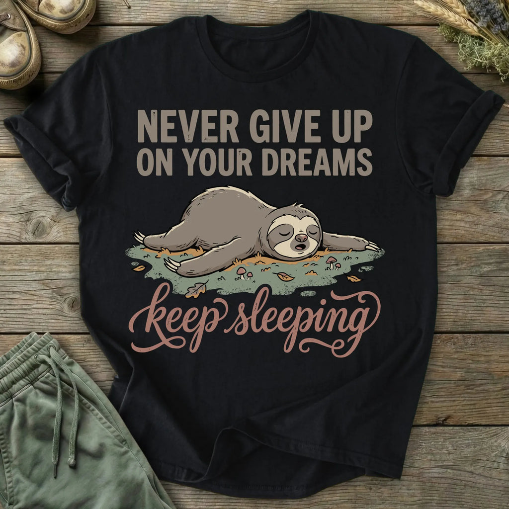 Printify T-Shirt Keep Sleeping Sloth T-Shirt