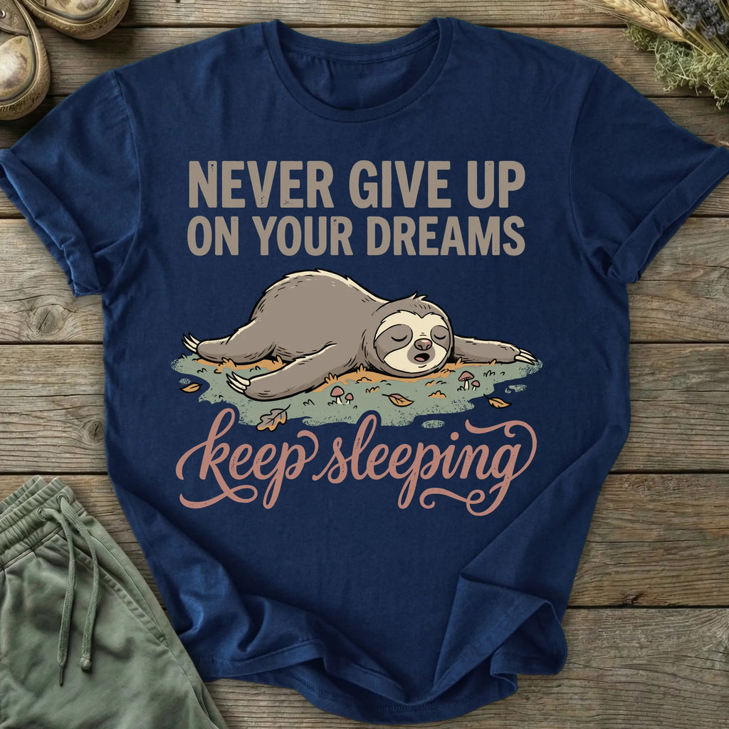 Printify T-Shirt Keep Sleeping Sloth T-Shirt