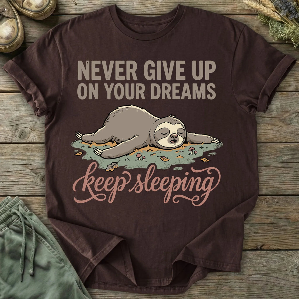 Printify T-Shirt Keep Sleeping Sloth T-Shirt