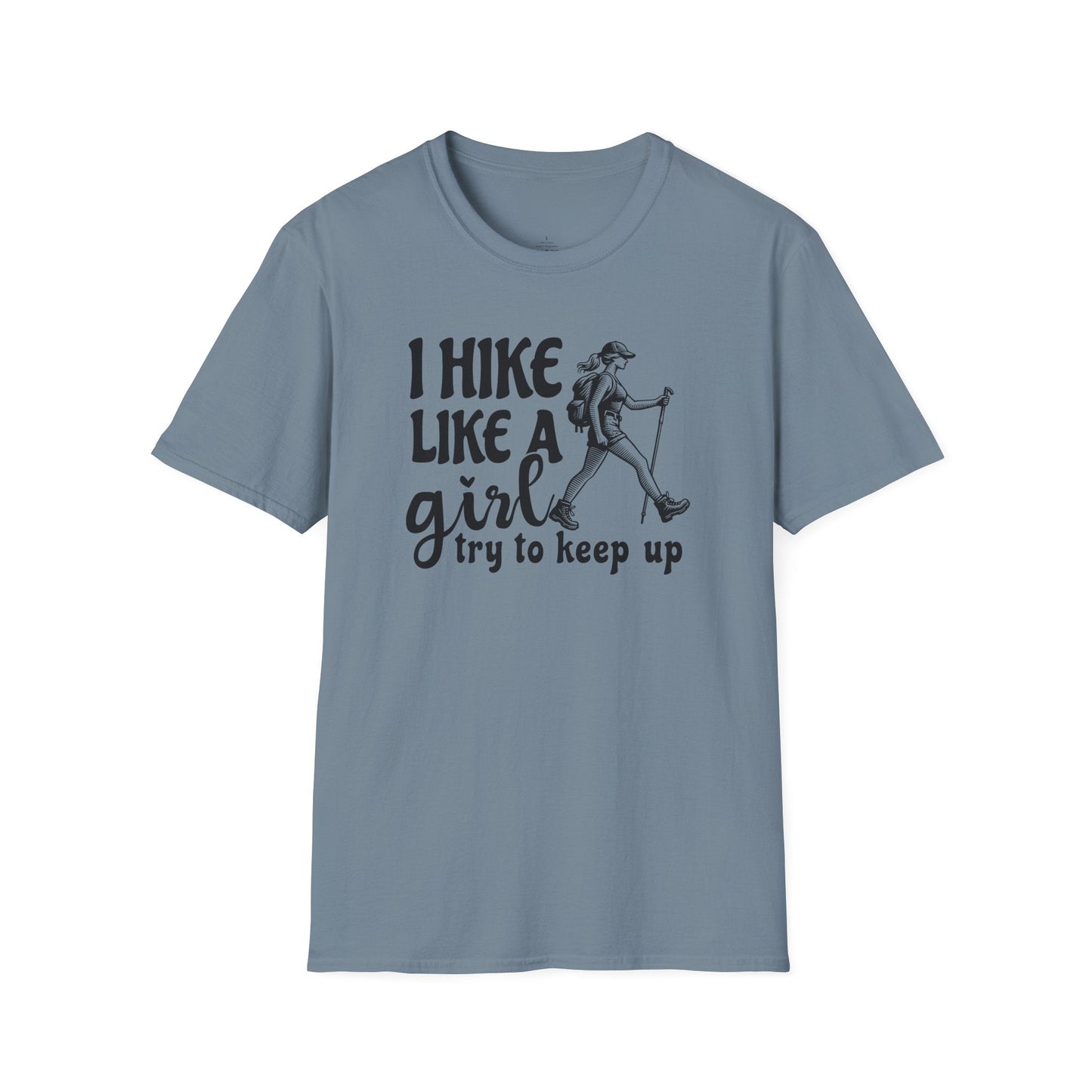Printify T-Shirt Keep Up Girl Hiker T-Shirt