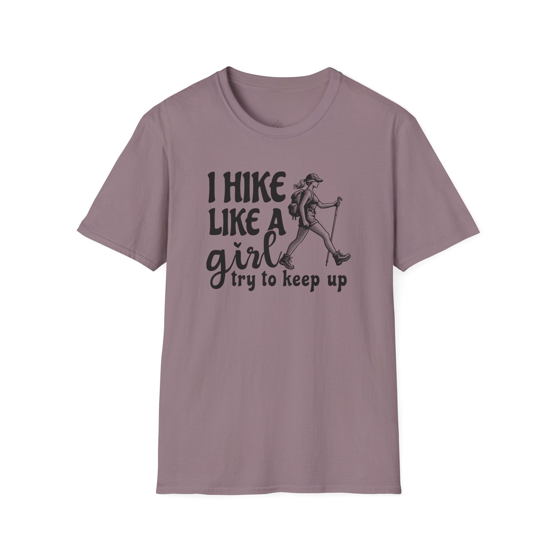Printify T-Shirt Keep Up Girl Hiker T-Shirt