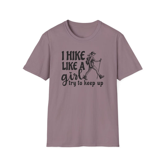 Printify T-Shirt Keep Up Girl Hiker T-Shirt