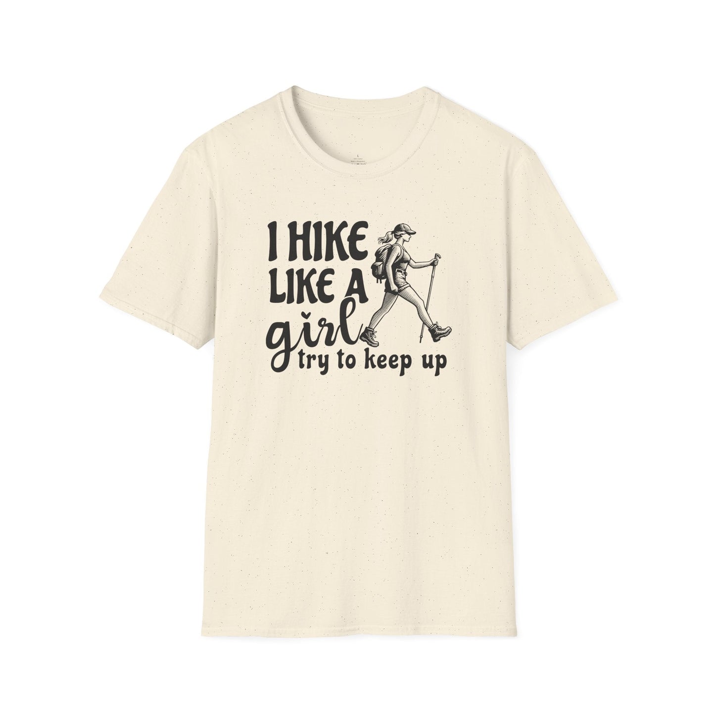 Printify T-Shirt Keep Up Girl Hiker T-Shirt