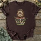 Printify T-Shirt Knitting Hedgehog T-Shirt
