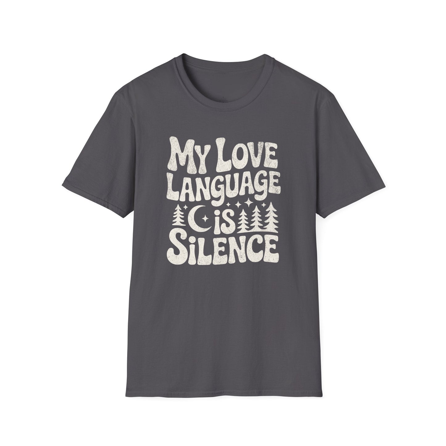 Printify T-Shirt Language Is Silence T-Shirt