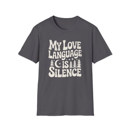Printify T-Shirt Language Is Silence T-Shirt