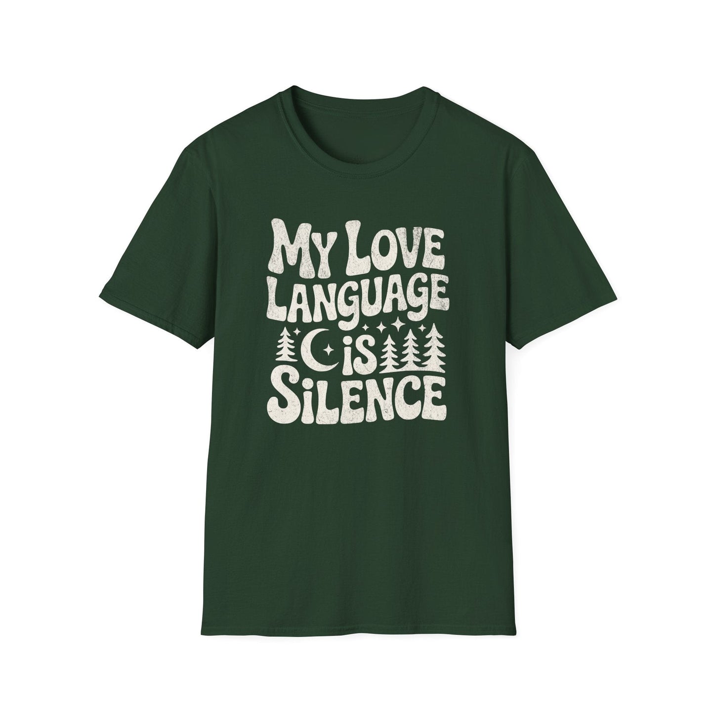 Printify T-Shirt Language Is Silence T-Shirt