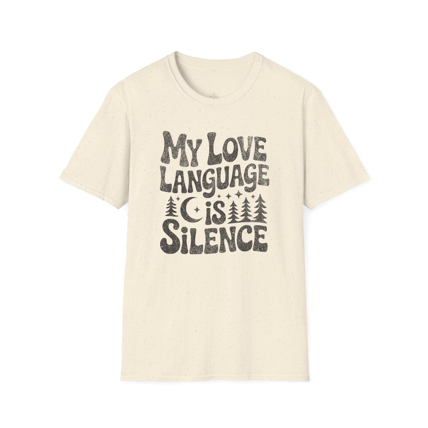 Printify T-Shirt Language Is Silence T-Shirt