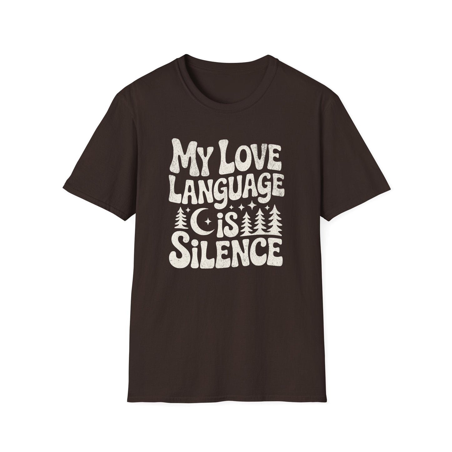 Printify T-Shirt Language Is Silence T-Shirt