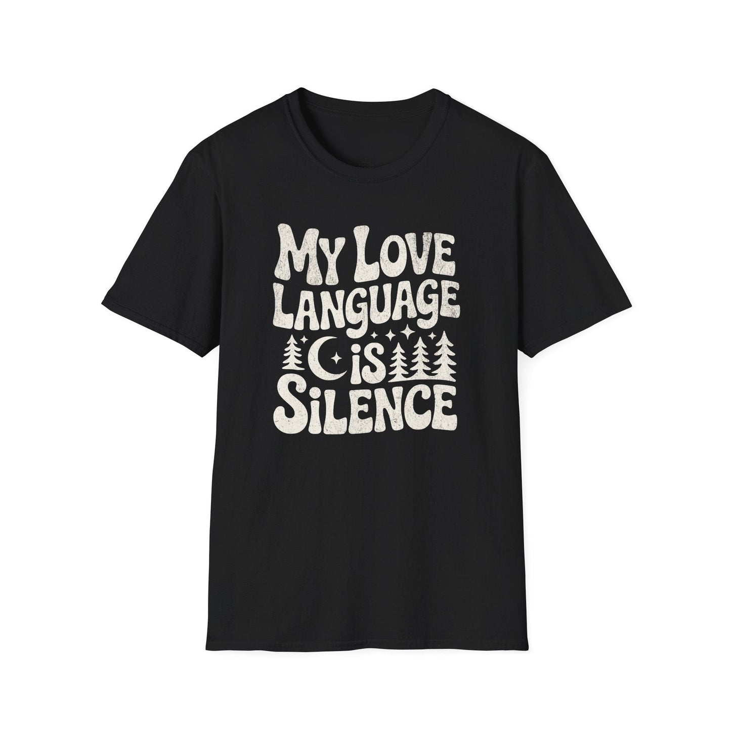 Printify T-Shirt Language Is Silence T-Shirt