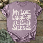 Printify T-Shirt Language Is Silence T-Shirt