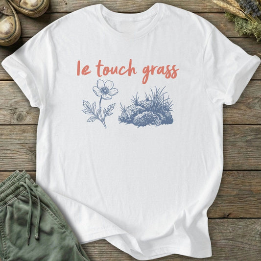 Printify T-Shirt Le Touch Grass T-Shirt
