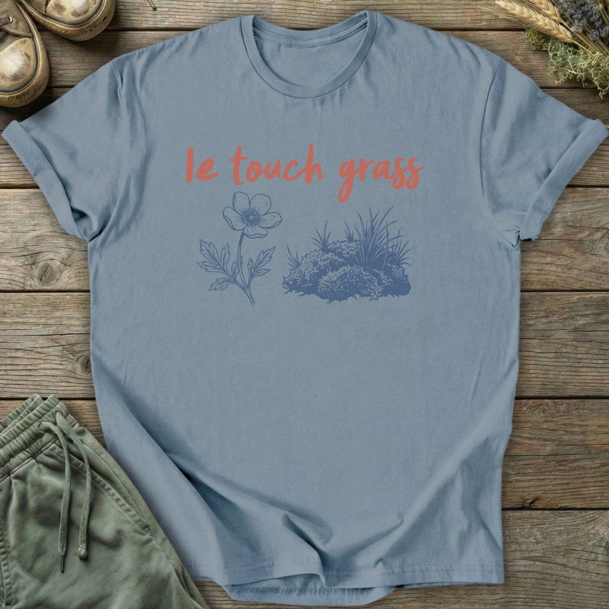 Printify T-Shirt Le Touch Grass T-Shirt