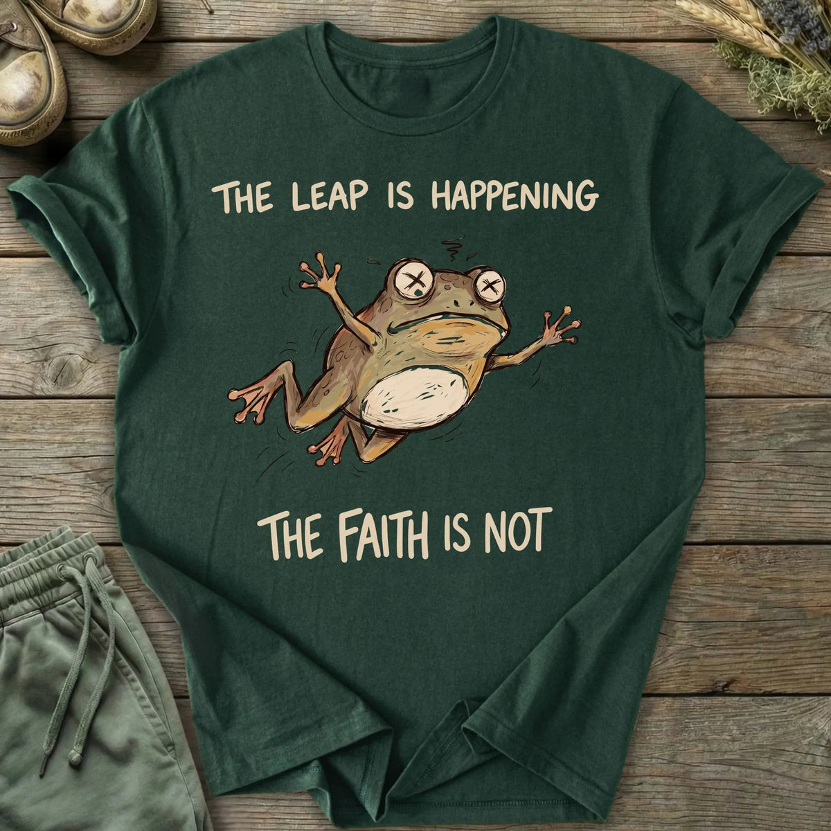 Printify T-Shirt Leap Of Faith T-Shirt