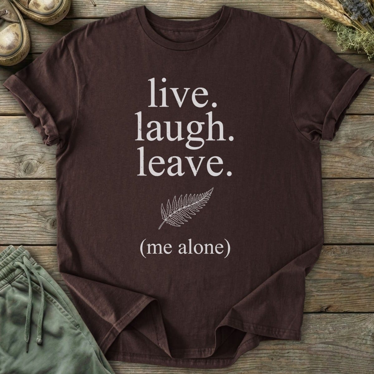 Printify T-Shirt Leave Me Alone T-Shirt