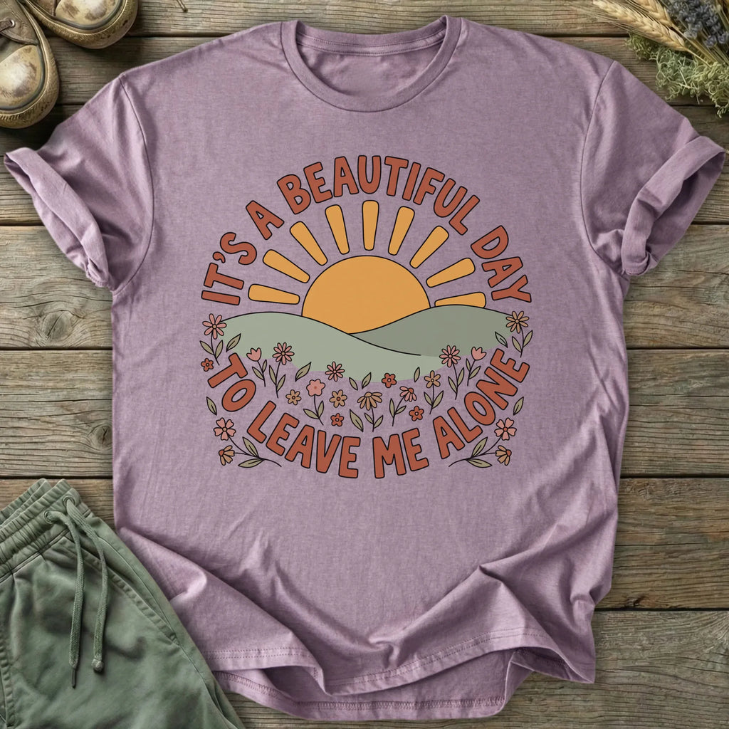Printify T-Shirt Leave Me Alone T-Shirt