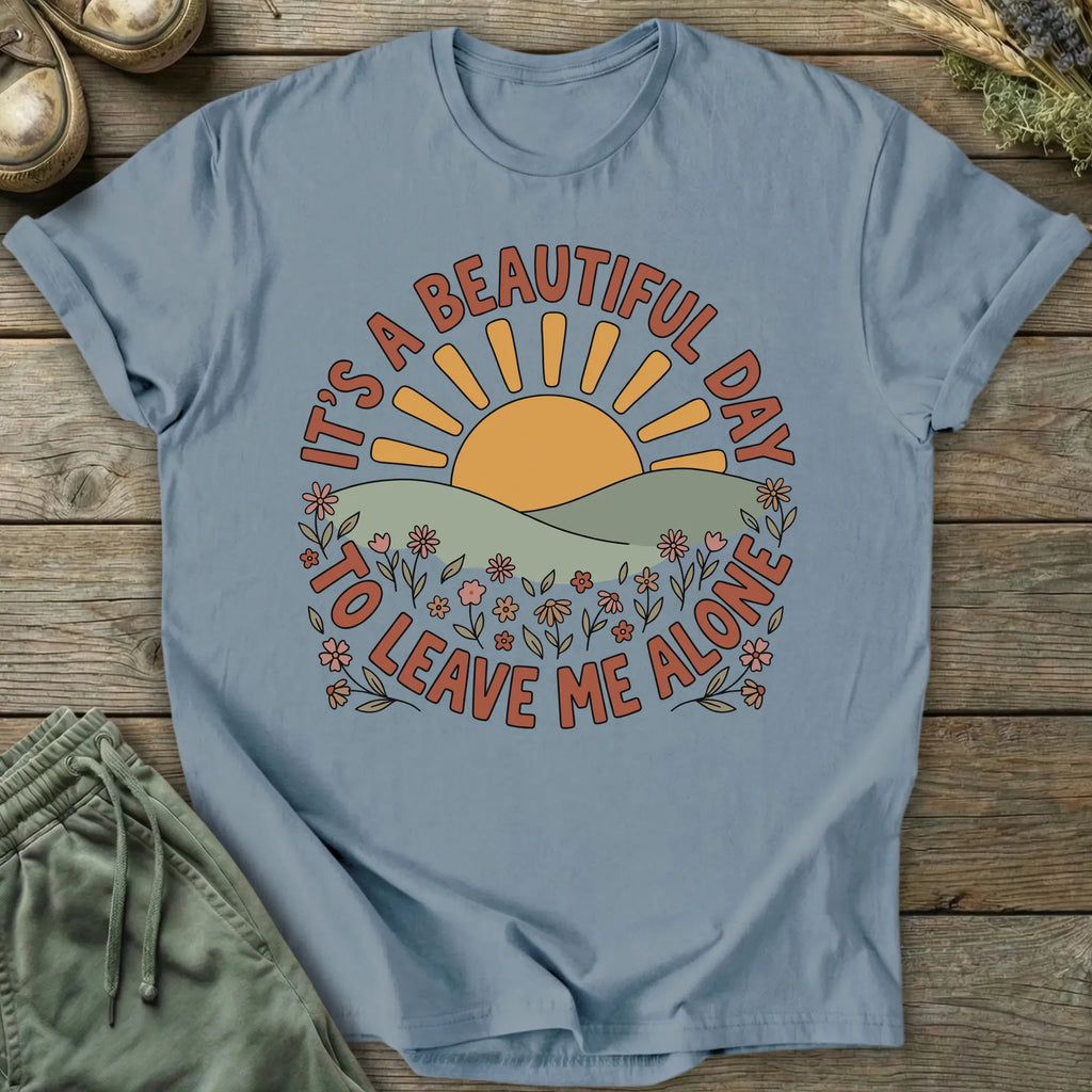 Printify T-Shirt Leave Me Alone T-Shirt