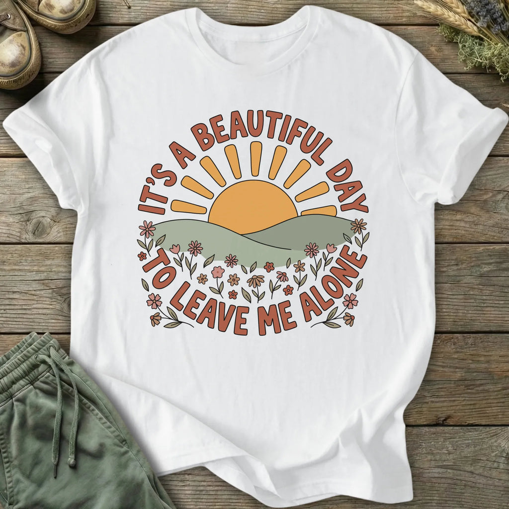 Printify T-Shirt Leave Me Alone T-Shirt
