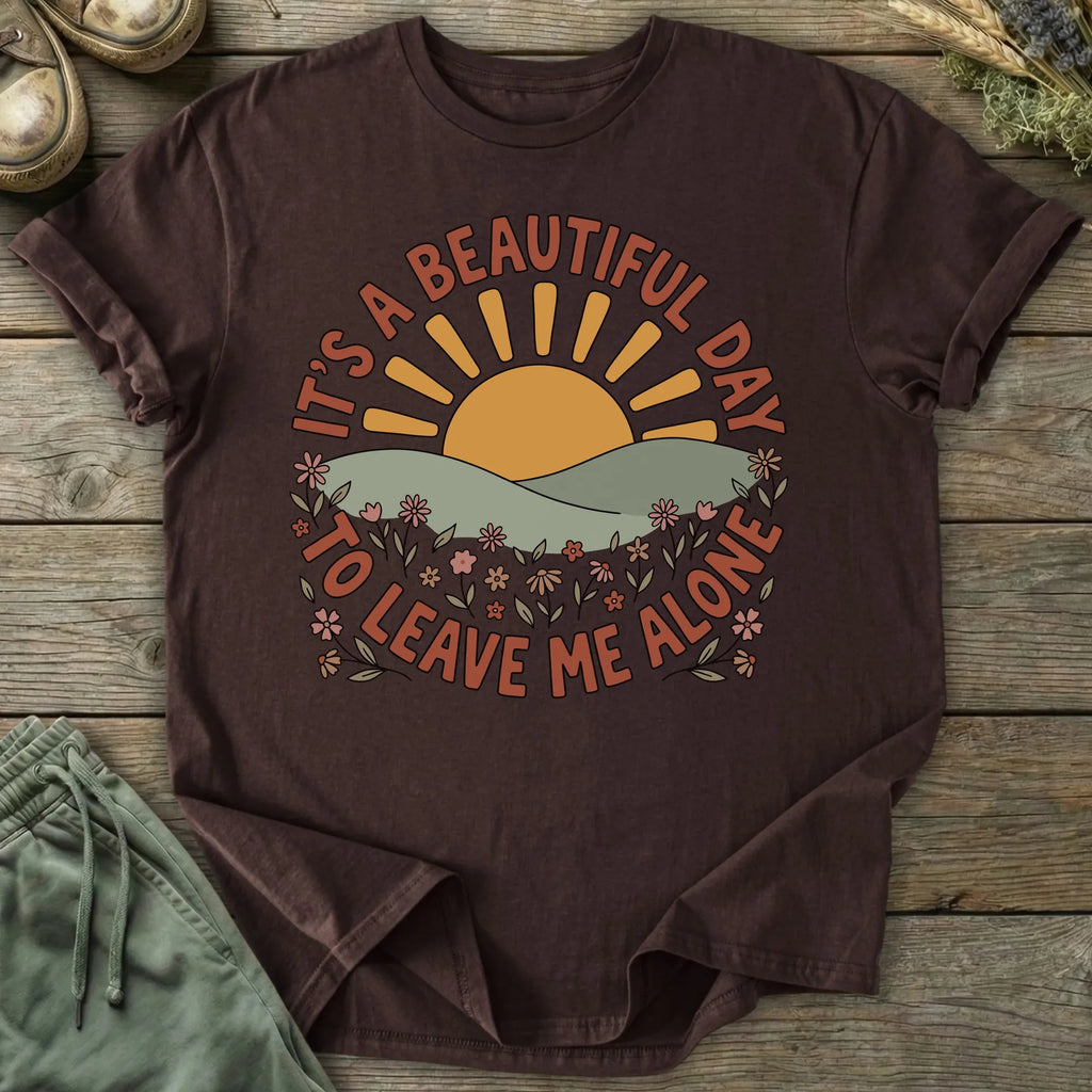 Printify T-Shirt Leave Me Alone T-Shirt