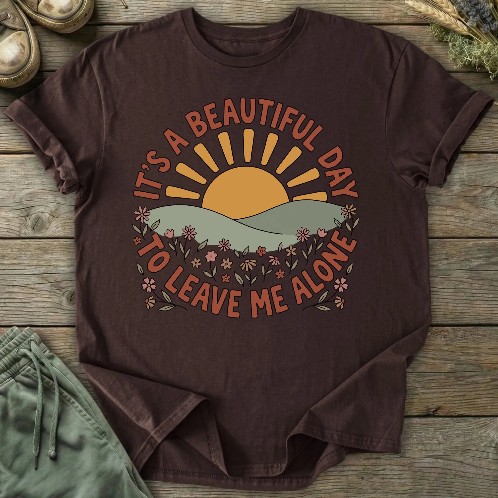 Printify T-Shirt Leave Me Alone T-Shirt