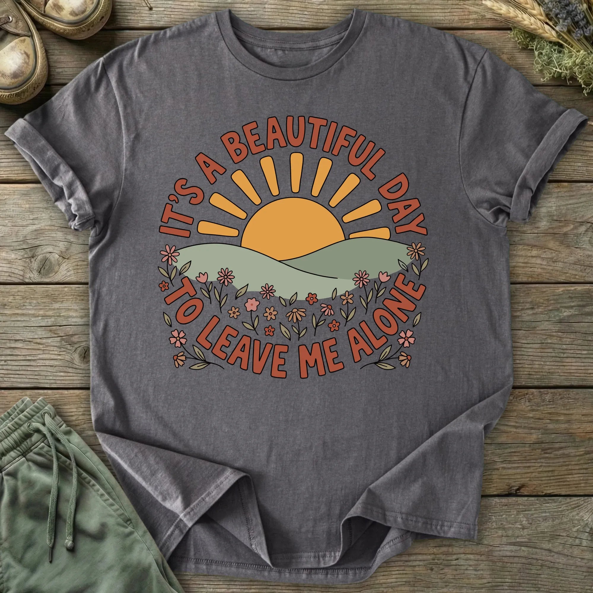 Printify T-Shirt Leave Me Alone T-Shirt