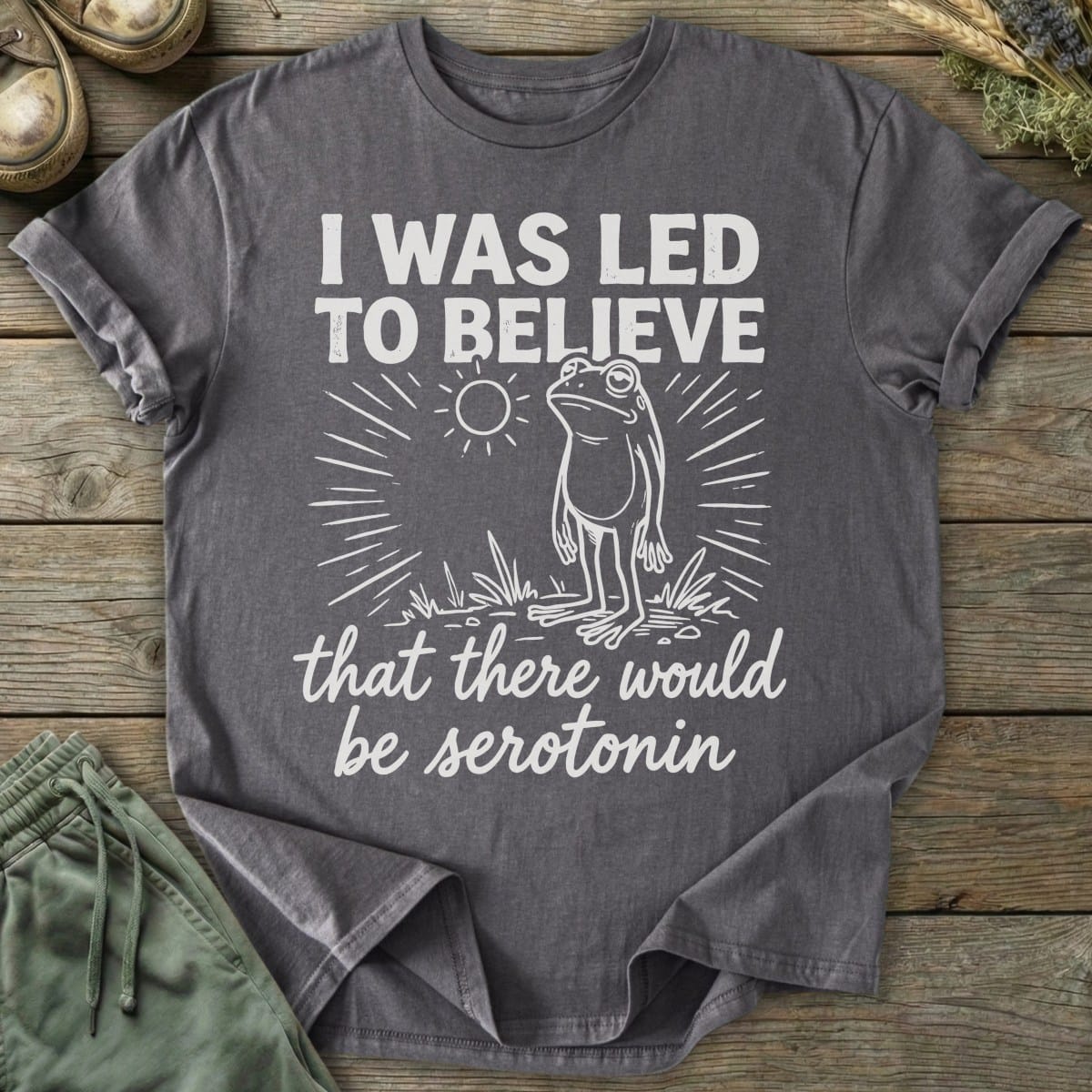 Printify T-Shirt Led To Believe T-Shirt