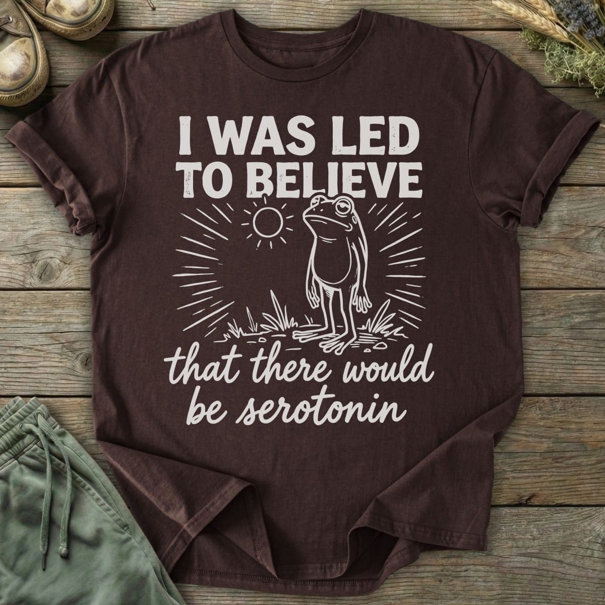 Printify T-Shirt Led To Believe T-Shirt