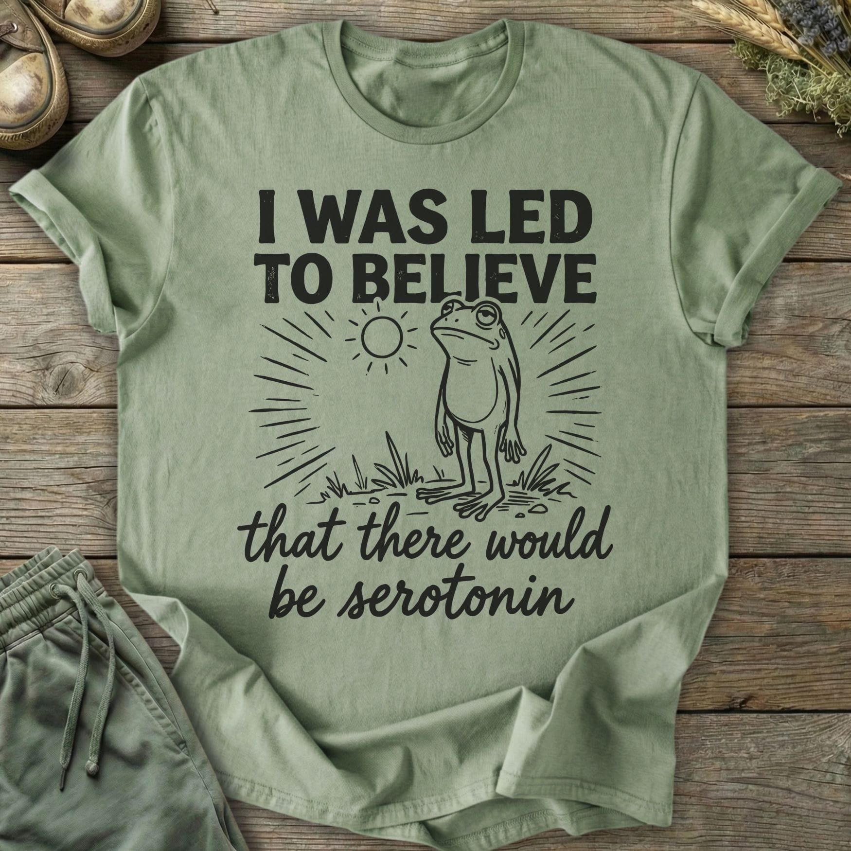 Printify T-Shirt Led To Believe T-Shirt