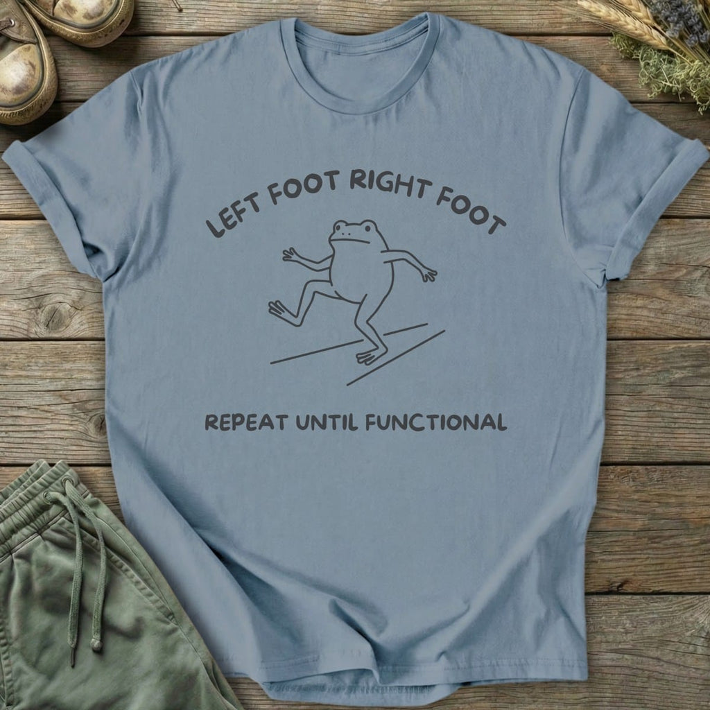 Printify T-Shirt Left Foot Right Foot T-Shirt