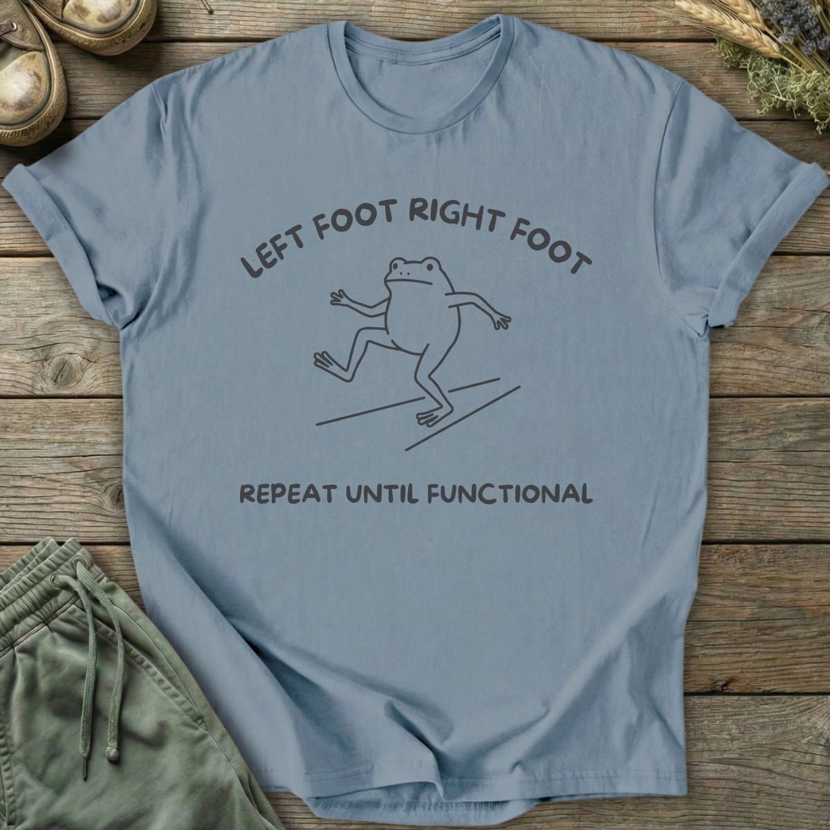 Printify T-Shirt Left Foot Right Foot T-Shirt