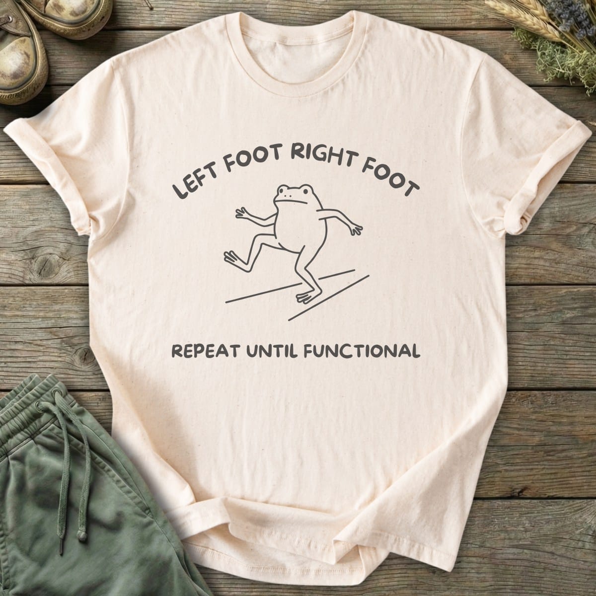 Printify T-Shirt Left Foot Right Foot T-Shirt