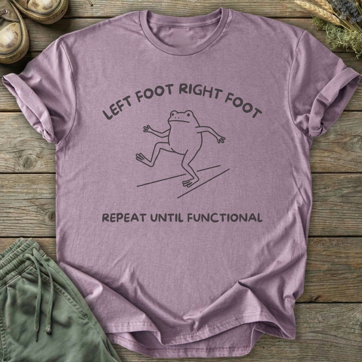 Printify T-Shirt Left Foot Right Foot T-Shirt