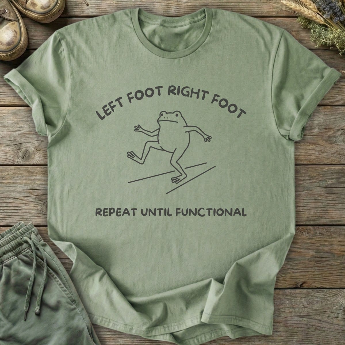 Printify T-Shirt Left Foot Right Foot T-Shirt