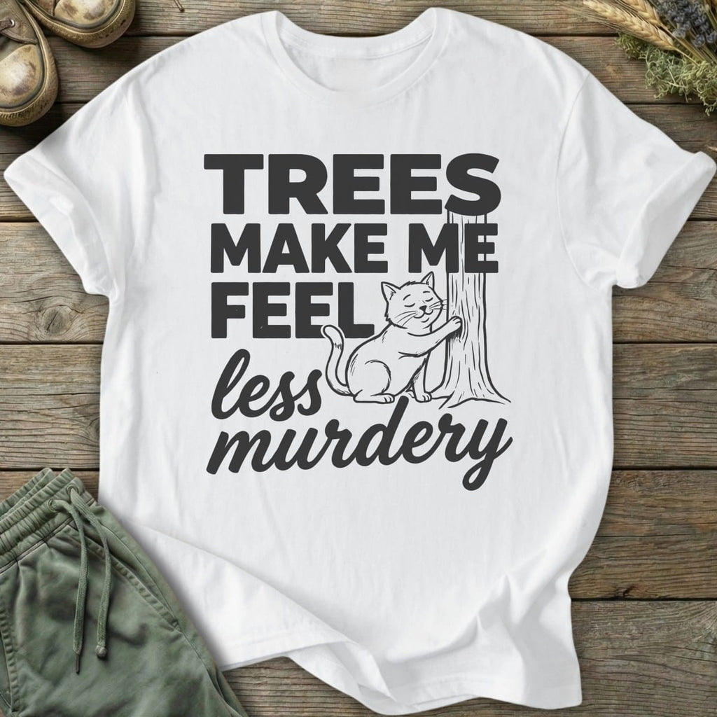Printify T-Shirt Less Murdery T-Shirt