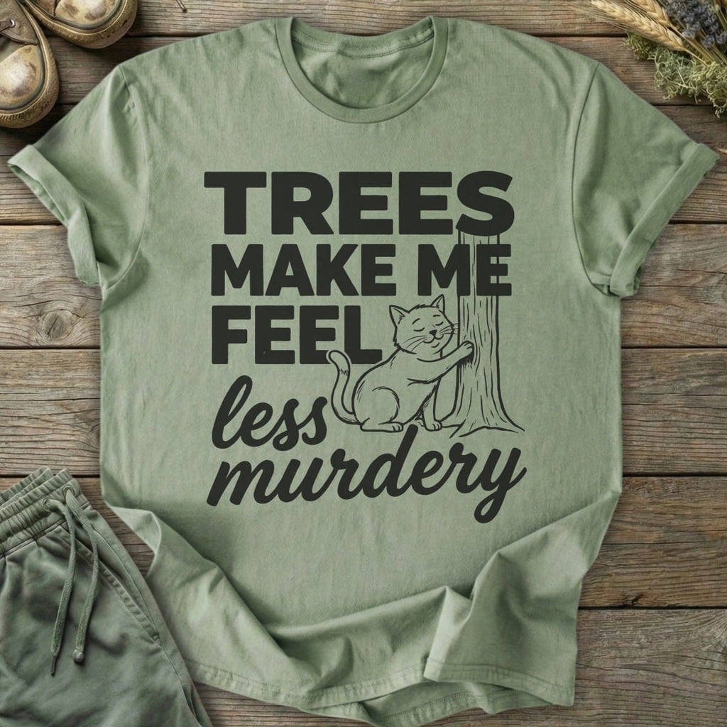 Printify T-Shirt Less Murdery T-Shirt