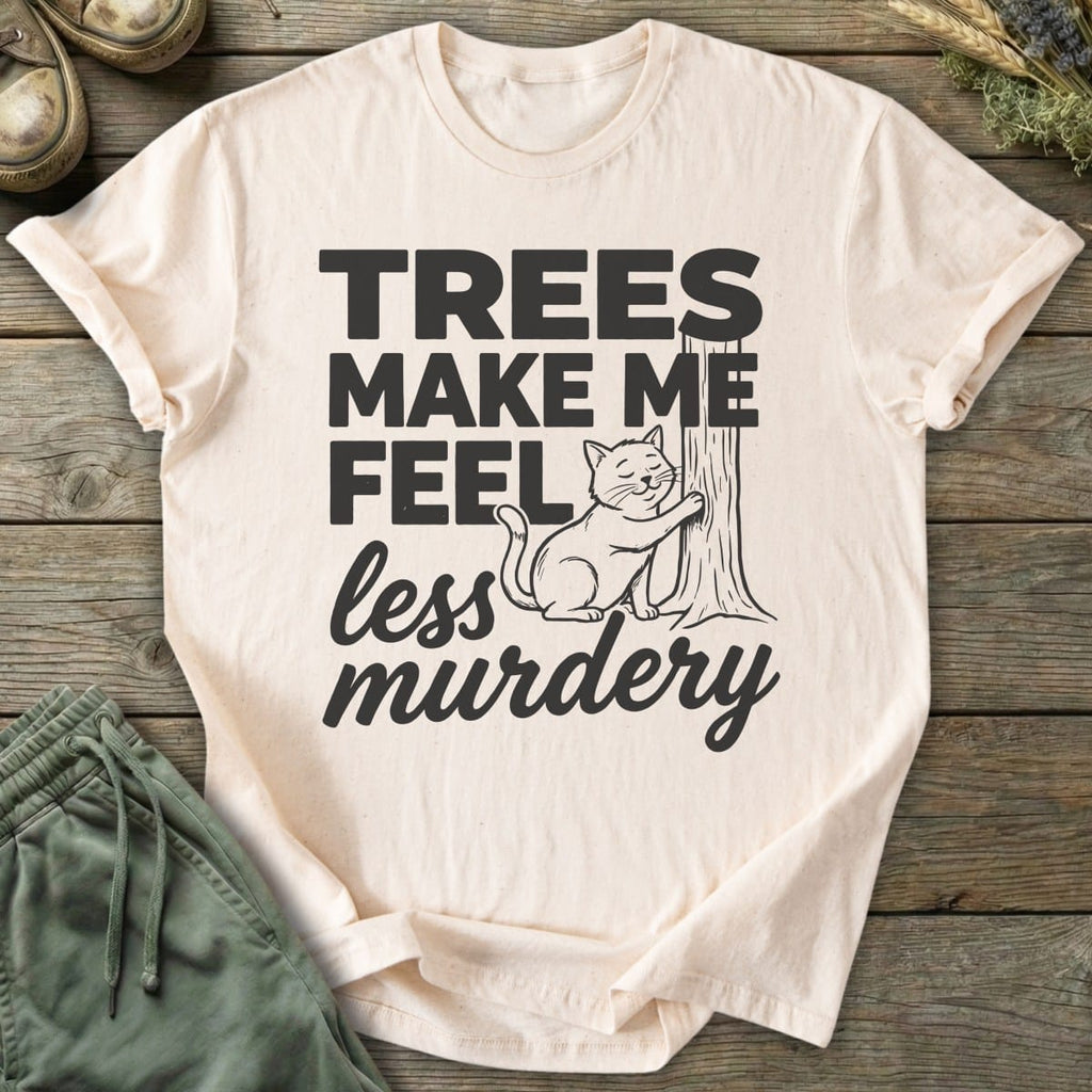 Printify T-Shirt Less Murdery T-Shirt