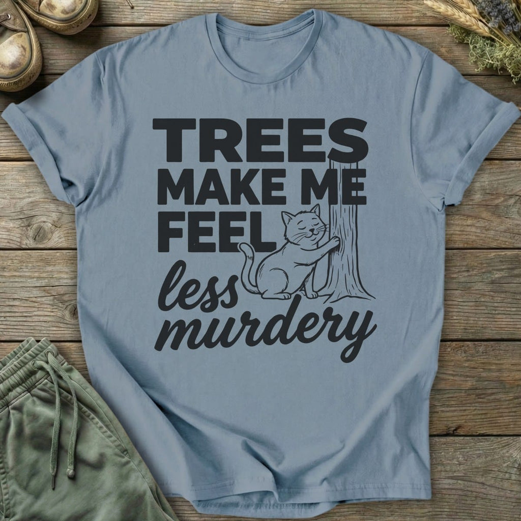 Printify T-Shirt Less Murdery T-Shirt