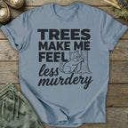 Printify T-Shirt Less Murdery T-Shirt