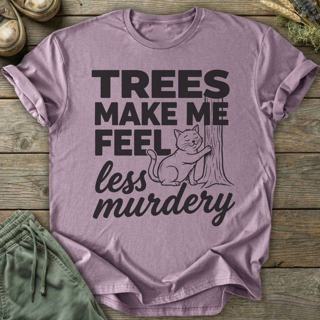 Printify T-Shirt Less Murdery T-Shirt