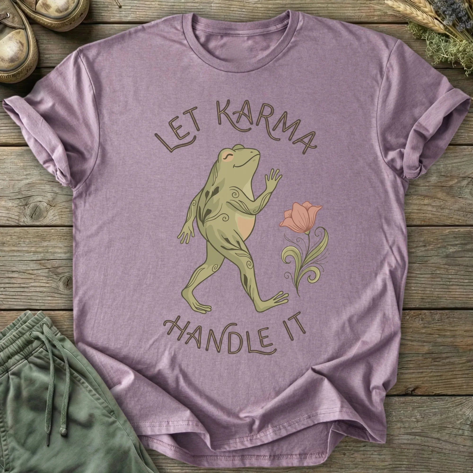 Printify T-Shirt Let Karma Handle It T-Shirt