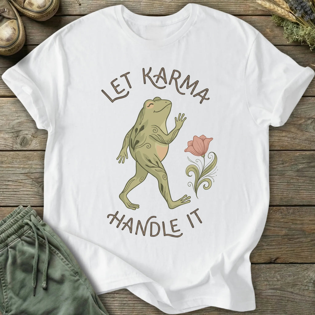 Printify T-Shirt Let Karma Handle It T-Shirt