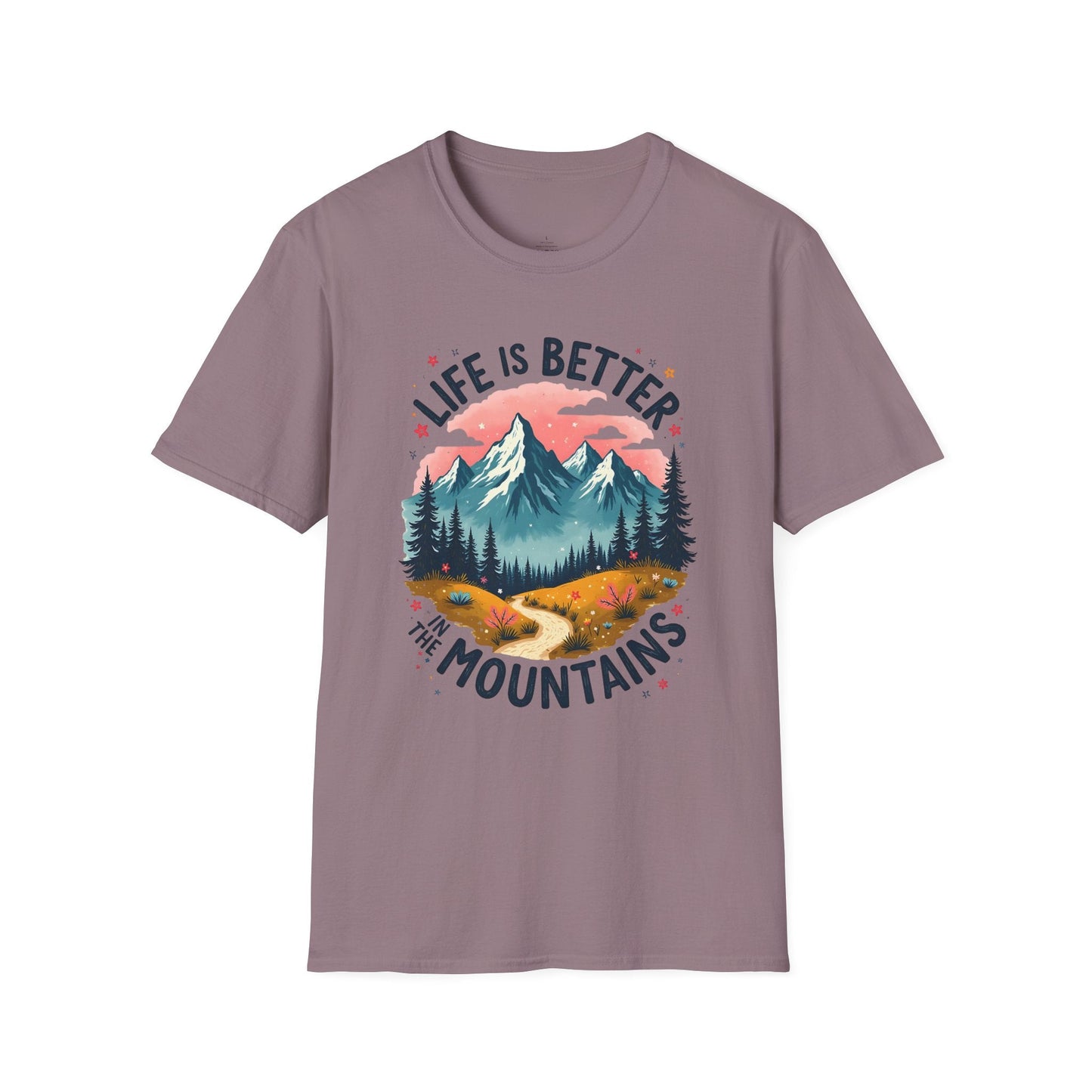Printify T-Shirt Life Is Better In The Mountains T-Shirt
