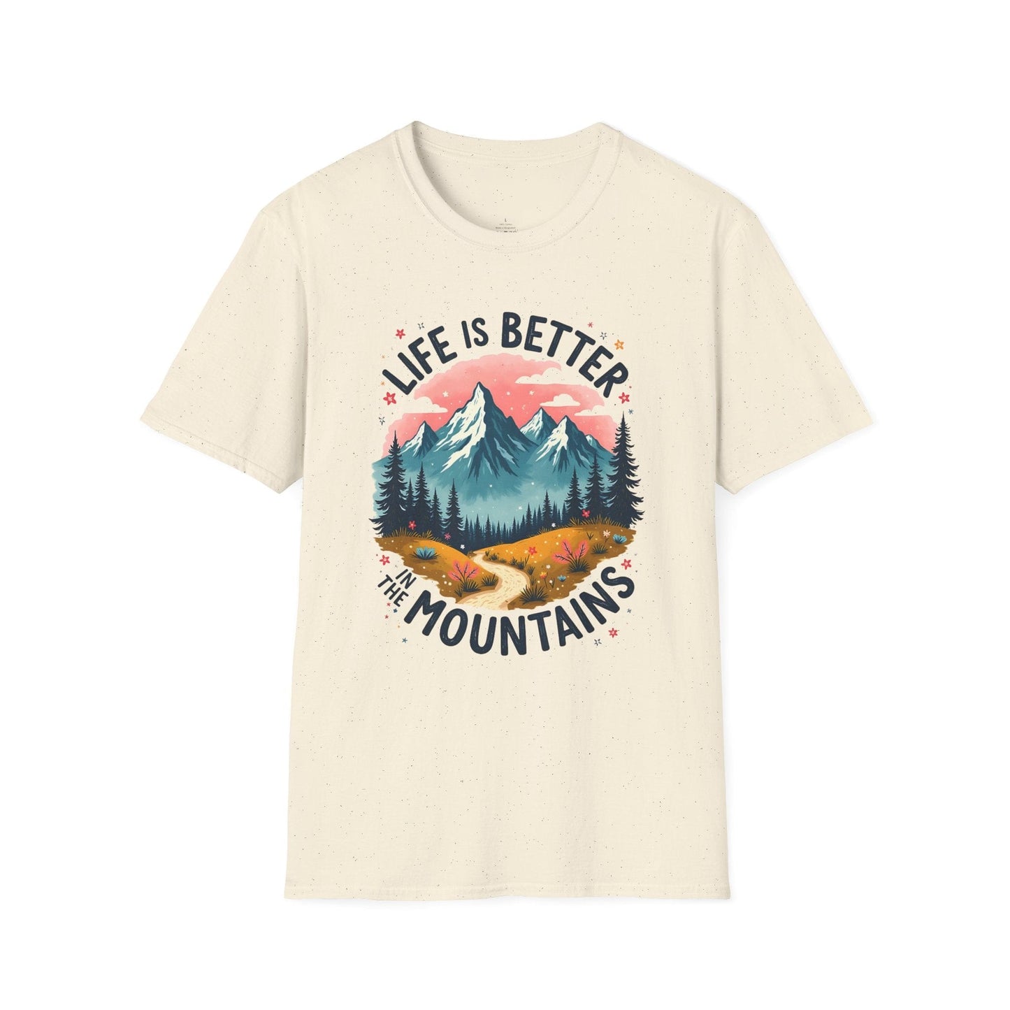 Printify T-Shirt Life Is Better In The Mountains T-Shirt