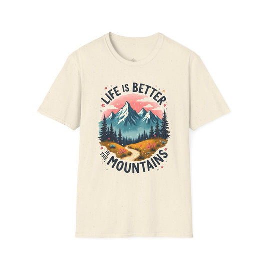 Printify T-Shirt Life Is Better In The Mountains T-Shirt