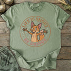 Printify T-Shirt Life Is Short Be Cringe T-Shirt