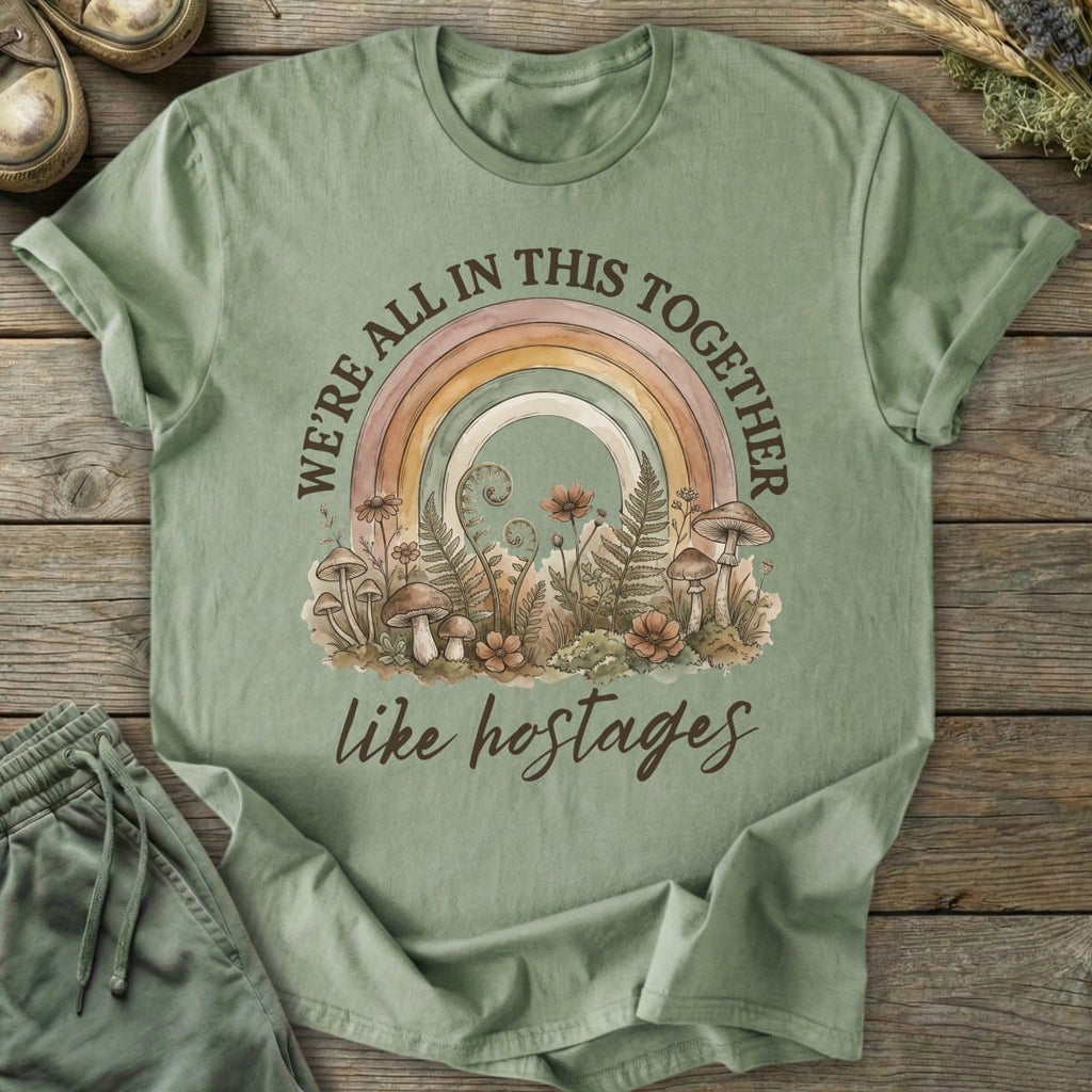Printify T-Shirt Like Hostages T-Shirt