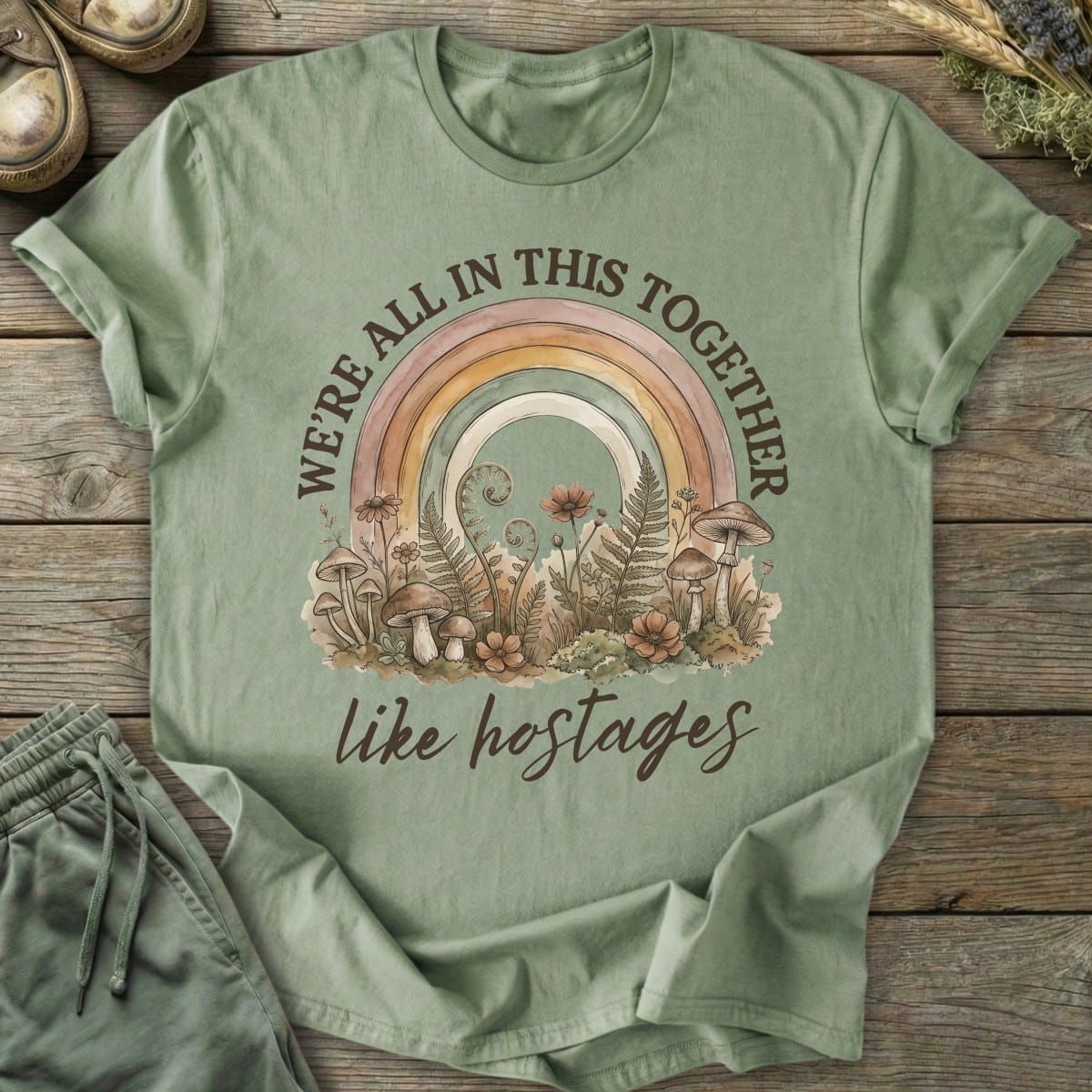 Printify T-Shirt Like Hostages T-Shirt