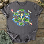 Printify T-Shirt Lily Pad Tea Frog T-Shirt