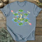 Printify T-Shirt Lily Pad Tea Frog T-Shirt